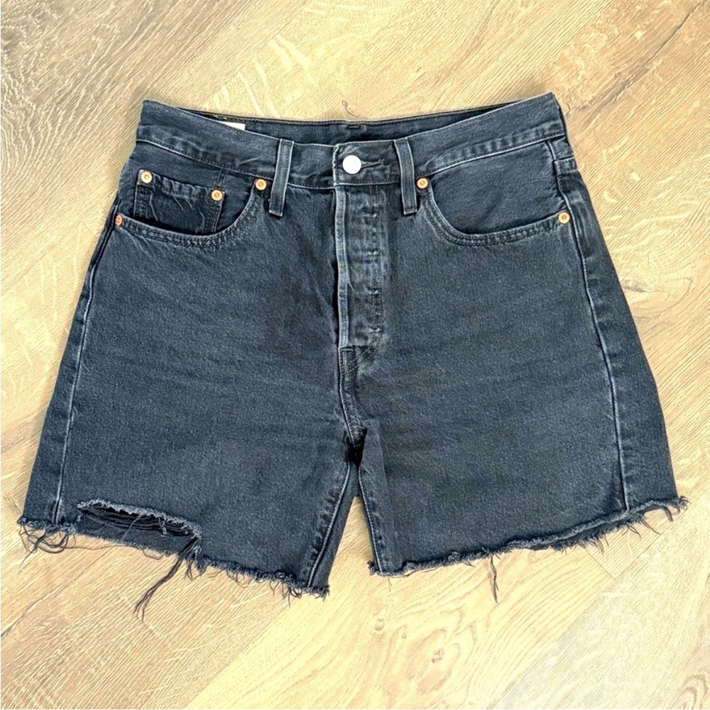 Women's Black Denim Levi’s Shorts
